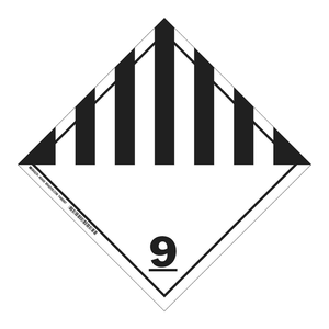 Panneau d'avertissement Brady 9 en PVC résistant à la chaleur et aux produits chimiques pour usage industriel et en laboratoire - Product Image 1