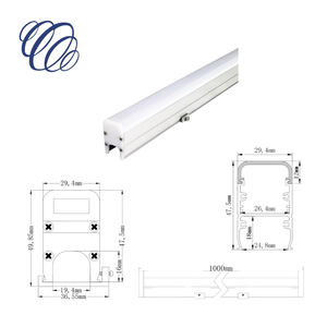 Luz LED decorativa de contorno para pared, exterior, impermeable, IP65, modular. - Product Image 2
