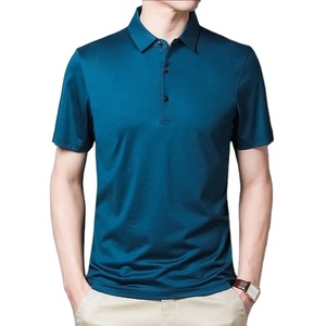 เสื้อเจอร์ซีย์ผู้ชายแบบเรียบ OEM สั่งทำพิเศษ ผ้าฝ้าย 100% กันยับ สวมใส่สบาย แขนสั้น แห้งเร็ว ระบายอากาศได้ดี คุณภาพพรีเมียม - Product Image 3
