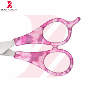 Ciseaux de barbier roses de qualité supérieure avec poignée en plastique antidérapante, ciseaux professionnels pour une coupe et un coiffage précis - Product Image 5