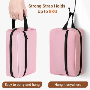 Elviros Borsa da Toilette Leggera da Appendere, Organizer da Viaggio per Trucchi per Donne e Uomini - Product Image 2