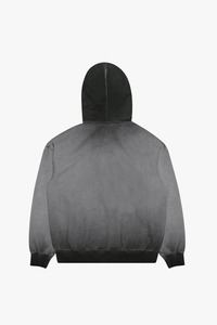 Sudadera con capucha de color liso descolorido por el sol, de alto demanda, de 420 g/m², de dos tonos, teñida lisa, estilo streetwear, de peso pesado, con efecto lavado a la piedra. - Product Image 4