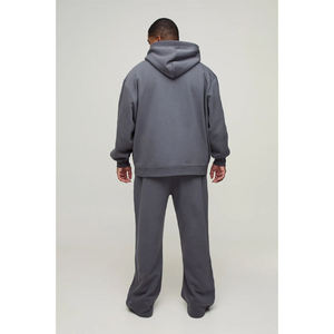Pantalon de jogging ample en molleton épais pour homme, style cargo, coupe évasée, personnalisable par le fabricant - Product Image 6