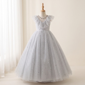 Robe de demoiselle d'honneur TUTUPETTI Butterfly Sage Green, robe de princesse en tulle brodée pour les demoiselles d'honneur, sur mesure OEM ODM - Product Image 1