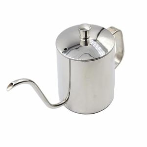High Quality 600ml Stainless Steel Gooseneck Kettle for Pour Over Coffee Fine Spout Drip Brewer Manual Coffee <b>Maker</b> for Kitchen - Product Image 1