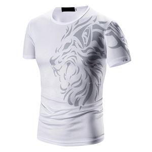 Camiseta de Hombre con Estampado por Sublimación, Directo de Fábrica, Algodón y Poliéster, Personalizada, Manga Corta, Totalmente Personalizable, Ropa Deportiva Informal - Product Image 6