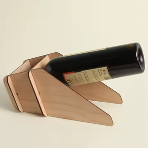 Soporte de vino de madera hecho a mano más vendido, estante decorativo para botella y vidrio para decoración de cocina y hogar - Product Image 5