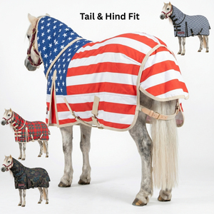 Best Premium Equestrian Horse Fly <b>sheet</b> Lightweight Durable Rug Horse Blanket with 600D Ripstop Windproof Shell Stable Rug - Product Image 3