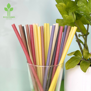 Pajitas de Arroz Ecológicas, Pajitas Sostenibles para Beber en Restaurantes, Cafeterías, Marcas de Bebidas y Suministros de Empaque Ecológico - Product Image 4