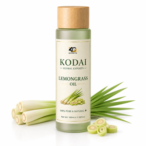 Aceite Esencial de Limoncillo de Tamil Nadu 100% Puro y Natural de Primera Calidad, Destilado al Vapor, para Aromaterapia y Cuidado Facial, Kodai Global Export - Product Image 1