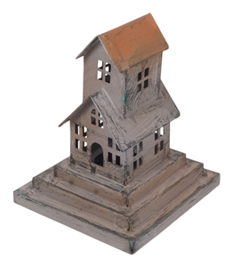 Casa para Pájaros de Lámina de Hierro Galvanizado Hecha a Mano y Personalizada, Adorno Navideño - Decoración Moderna y Ecológica para el Hogar - Product Image 4