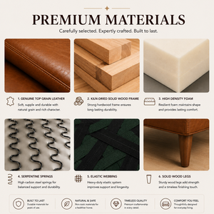 Vietnam Factory Contemporary Leather <b>Sofa</b> Two Seater Modern Style Durable Stylish Eco-Friendly Workshop School - Product Image 5