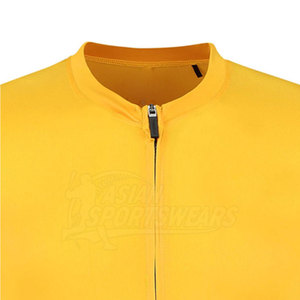 Maillot de cyclisme sur route personnalisé pour homme, manches courtes, haute qualité, séchage rapide, 100% polyester, coupe extensible, cyclisme en plein air - Product Image 4