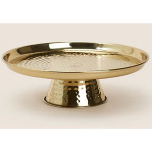 Soporte para tartas moderno y elegante, plateado, con pedestal, para bodas y fiestas de cumpleaños, expositor redondo de metal para postres. - Product Image 5