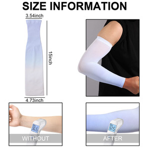 Manchons de compression à séchage rapide pour le sport, extensibles dans les quatre sens, équipement d'entraînement athlétique, vente en gros directe usine - Product Image 2