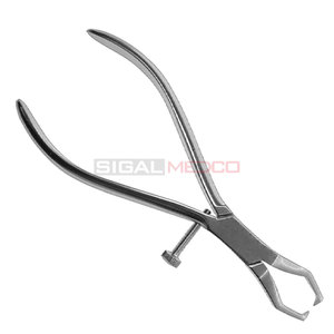 Pince manuelle de gros pour l'extraction de couronnes dentaires, en acier inoxydable allemand avec embout en caoutchouc, pour orthodontie et chirurgie générale - Product Image 2