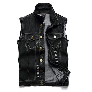 Chaleco Vaquero de Invierno para Hombre, Estilo Casual y Moderno, 100% Algodón, Secado Rápido, Transpirable, Ecológico, Alta Calidad, Superventas - Product Image 1