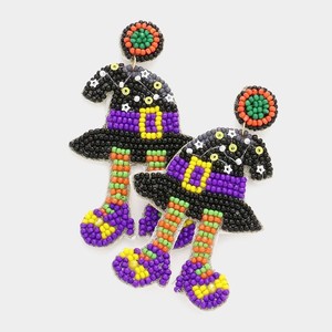 Pendientes de Perlas con Bordado de Cuentas Estilo Clásico para Mujeres y Niñas, Regalo para Fiestas, por MD Handicrafts - Product Image 6