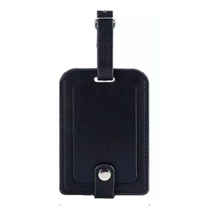 Étiquette de bagage en cuir personnalisée simple pour femme, porte-adresse d'identification pour valise de voyage, étiquettes de bagage pour filles, étiquette portable pour sac de bord - Product Image 1