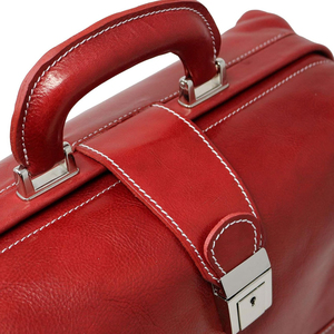Bolso de Doctor de Cuero Genuino de Lujo, Bolso Médico Vintage con Cierre de Seguridad, Bolso de Viaje para Negocios - Product Image 2