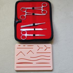 Kit de Práctica de Sutura de Acero Inoxidable para Estudiantes de Medicina, Juego de Instrumentos de Entrenamiento Quirúrgico Manual con Estuche y Accesorios - Product Image 6