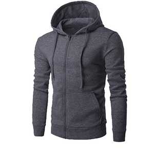เสื้อฮู้ดซิปผ้าฟลีซคอตตอน 100% หนัก 460 กรัม ระบายอากาศได้ดี สำหรับผู้ชาย ซิปแบบดับเบิ้ลพิคเคิล สไตล์สตรีทแวร์ - Product Image 4