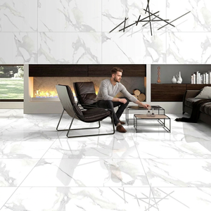 Dalles de sol et de mur en porcelaine mate Alvino Statuario 20 mm 600x1200 mm avec briques réfractaires pour salle de bain et usage extérieur - Product Image 5