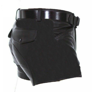 Pantalones Cortos de Cuero Directo de Fábrica, Ligeros, de Piel de Cordero, Corte Ajustado con Bolsillos Ocultos, Pedidos al por Mayor, Equipamiento Personalizado - Product Image 2