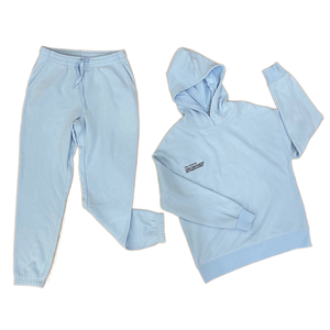 Custom Women's <b>Tracksuits</b> Heavy Weight 500 GSM 350 GSM <b>Polyester</b>/Cotton Fleece Embroidered Oversized Hoodie Shorts - Product Image 6