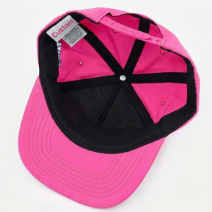Custom Embroidery Logo 5 Panel <b>Flat</b> Brim Waterproof Fabric Unstructured Snapback <b>Cap</b> And Hat Outdoor Wear For <b>Man</b> Woman Factory - Product Image 4