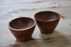 Cuenco de madera de acacia natural, cuenco de madera para frutas, cuenco para servir nueces, cuenco de madera ecológico, cuenco de acacia hecho a mano, cuenco de madera clásico - Product Image 4