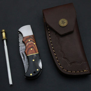 Cuchillos plegables para aventuras al aire libre con hoja de acero inoxidable y sistema de bloqueo seguro para un uso diario confiable y seguro en el campo. - Product Image 1