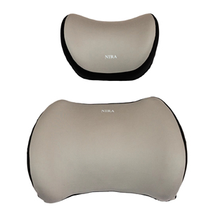 Ensemble populaire de coussins de soutien lombaire et d'appui-tête souple BNG pour voiture, ajustement universel, en mousse à mémoire de forme, pour un confort optimal du siège - Product Image 1