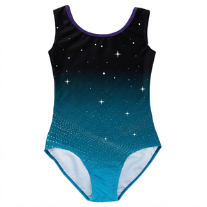Maillot de Gimnasia sin Mangas para Niñas, Personalizado por Sublimación, con Tela de Nailon, Spandex y Poliéster, Cómodo para Entrenamiento de Adultos - Product Image 3