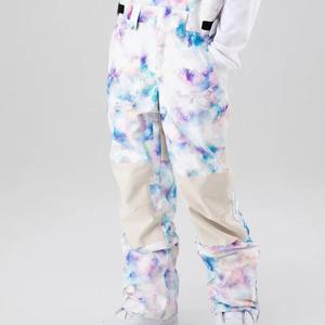 Pantalon de ski unisexe à séchage rapide, respirant, en polaire Polartec -Tex, isolé, imperméable, combinaison de snowboard slim, camouflage, vêtements de neige - Product Image 5