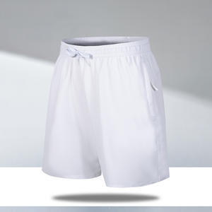 Shorts pour hommes OEM direct usine transfrontalier, séchage rapide, coupe ample, cinq-quarts, sport décontracté, en soie glacée, pour la plage, grande taille - Product Image 5