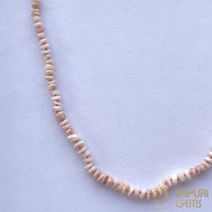 Jaipuri Gems Natural Peruvian Pink <b>Opal</b> Women's 4mm 6mm Smooth Heishi Beads Fashionable Stackable Layered <b>Necklace</b> - Product Image 2