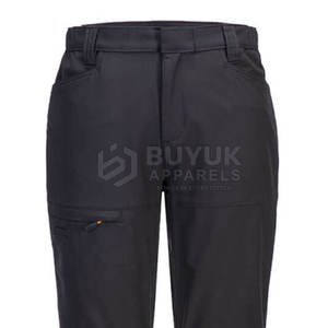 Pantalons de travail professionnels, robustes, pour travaux industriels, mécaniciens, ouvriers du bâtiment, avec poches de sécurité renforcées et fonctionnelles - Product Image 3