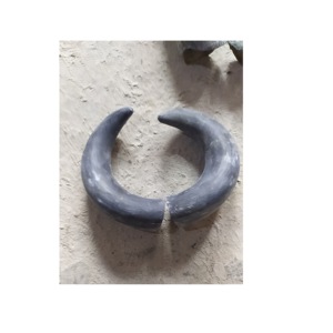 Paire de cornes de bison polies, décoration murale, design Art Déco, grande taille de 10 à 18 pouces, pour mariage, anniversaire - Product Image 6