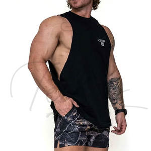 เสื้อกล้ามออกกำลังกายผู้ชายแบบคัตออฟ ทรงเข้ารูป แห้งเร็ว ผ้าฝ้าย 100% - Product Image 3