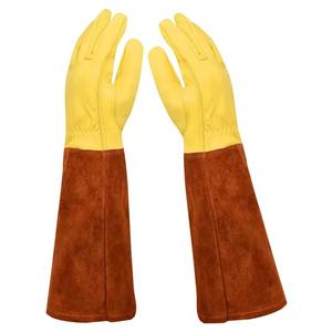 Meilleurs gants de soudage TIG sur mesure pour l'hiver, isolés, en cuir de vachette pleine fleur, avec protection de sécurité pour les travaux de soudage - Product Image 1