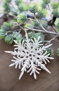 Adornos colgantes de copos de nieve blancos para decoración navideña a precio de mayoreo - Product Image 4