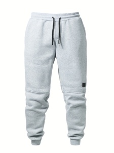 Custom OEM Men Heavyweight Cotton Fleece Sweatpants Cuffed Track <b>Pants</b> - Product Image 6