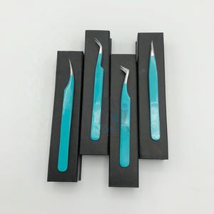 แหนบต่อขนตาเพิ่มวอลลุ่มสแตนเลสอุปกรณ์ดูแลส่วนบุคคลพร้อมสี & กล่องใส่การ์ดตามสั่ง - Product Image 2