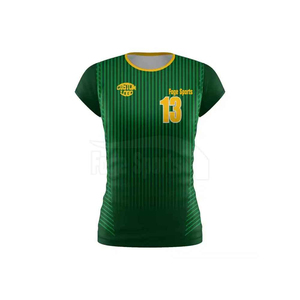 Maillot de volley-ball à séchage rapide, personnalisable avec logo d'équipe, léger, vêtement de sport pour compétition et entraînement - Product Image 1