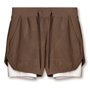 Pantalones Cortos Deportivos para Hombre al por Mayor, de Secado Rápido, de Algodón, para Entrenamiento, Cintura Elástica, Ropa Deportiva de Verano, Logotipo Personalizado, Servicio OEM - Product Image 2