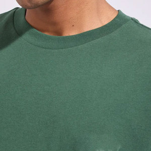 Oversized Drop Shoulder Men's T-Shirt Polyester/Cotton Breathable Quick Dry Regular Fit Casual Hot Selling Wholesale Factory - Product Image 4