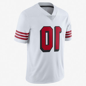 Camiseta de fútbol americano de malla transpirable para mayor comodidad, camiseta de fútbol americano duradera y de larga duración para uso diario - Product Image 6