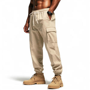 Pantalones Cargo de Pierna Ancha para Hombre, Estilo Casual y Holgado, Personalizados, para Gimnasio, Senderismo y Actividades al Aire Libre, con Bolsillos, 2026 - Product Image 5