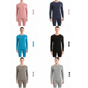 Wool and <b>Silk</b> Warm Thermal Wear Set for Women Men Winter Thermal <b>Underwear</b> Thermal Top and Long Pants - Product Image 1